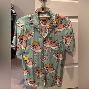 Duvin Short Sleeve Button Down & Swim Trunks Matching Sets